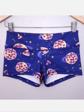 FLEO Booty Shorts 2.5" Pizza Bang Bang SMALL